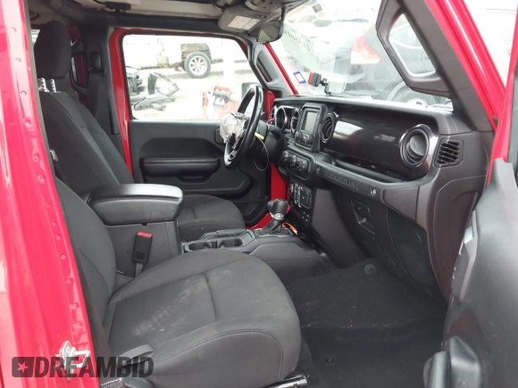 2020 Jeep Wrangler Unlimited Sport z VIN 1C4HJXDN8LW184653, wystawiony jako IAAI lot #41560198 z przebiegiem 64 880 mil mil oraz . Historia ofert i sprzedaży dostępna na DreamBid. Obrazek 5.