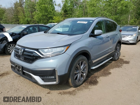 2020 Honda CR-V Touring z VIN 2HKRW2H9XLH236764, wystawiony jako Copart lot #59693475 z przebiegiem Nie podano mil oraz Czysty tytuł • Clean title. Historia ofert i sprzedaży dostępna na DreamBid. Obrazek 1.