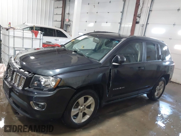 2015 Jeep Compass High Altitude Edition with VIN 1C4NJDEB1FD333345, listed as a IAAI auction lot 41607781 with 98,210 mi miles. Bid and sale history available at carsss.com. Image 14.