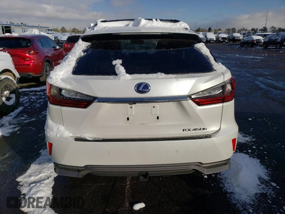 2019 Lexus RX with VIN 2T2BGMCA1KC035831, listed as a Copart auction lot 67545632 with 0 mi miles. Bid and sale history available at carsss.com. Image 6.