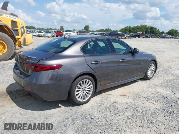 2023 Alfa Romeo Giulia with VIN ZARFAMAN0P7670423, listed as a IAAI auction lot 42842712 with 54,512 mi miles and . Bid and sale history available at DreamBid. Image 4.
