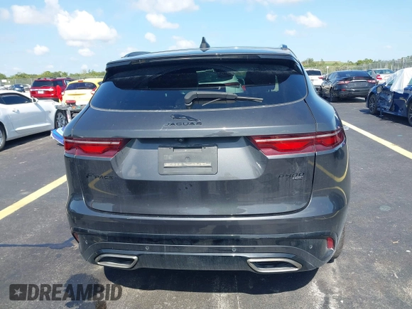 2021 Jaguar F-Pace R-Dynamic S with VIN SADCT2FU8MA668255, listed as a IAAI auction lot 42641989 with 51,954 mi miles and . Bid and sale history available at DreamBid. Image 17.