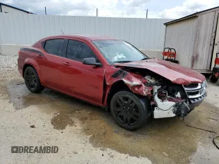 2014 Dodge Avenger SE z VIN 1C3CDZABXEN175067, wystawiony jako Copart lot #55460195 z przebiegiem 128 734 mil mil oraz Nie do naprawy • Non repairable. Historia ofert i sprzedaży dostępna na DreamBid. Obrazek 4.