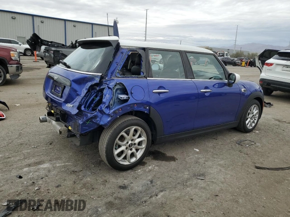 2020 MINI Hardtop 4 Door Cooper with VIN WMWXU7C00L2M50809, listed as a Copart auction lot 48586555 with 29,538 mi miles and Salvage title. Bid and sale history available at DreamBid. Image 3.