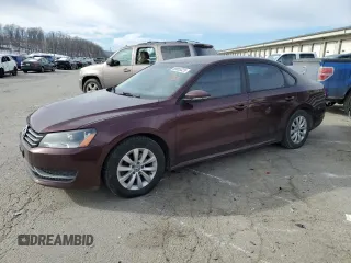 2012 Volkswagen Passat S with VIN 1VWAP7A37CC033756, listed as a Copart auction lot 88865325 with 173,964 mi miles and Salvage title. Bid and sale history available at DreamBid. Image 1.