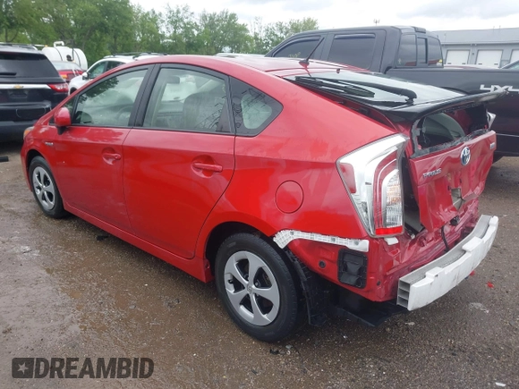 2015 Toyota Prius Four z VIN JTDKN3DU1F1972833, wystawiony jako IAAI lot #42296650 z przebiegiem 153 953 mil mil oraz . Historia ofert i sprzedaży dostępna na DreamBid. Obrazek 3.