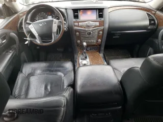 2016 Infiniti QX80 with VIN JN8AZ2NE5G9126763, listed as a Copart auction lot 43198835 with 182,316 mi miles and Salvage Title. Bid and sale history available at DreamBid. Image 8.