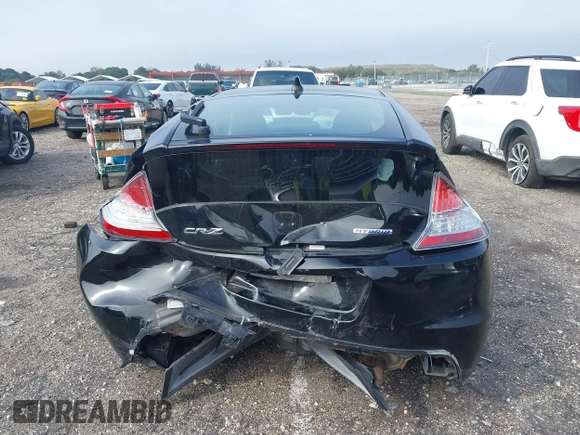 2011 Honda CR-Z with VIN JHMZF1D44BS012716, listed as a IAAI auction lot 41378990 with 170,844 mi miles. Bid and sale history available at carsss.com. Image 6.