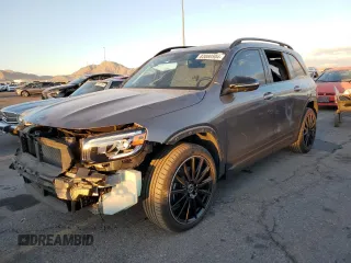 2020 Mercedes-Benz GLB with VIN W1N4M4GB9LW015823, listed as a Copart auction lot 83880504 with 6,297 mi miles and Salvage Title. Bid and sale history available at carsss.com. Image 1.