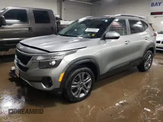 2023 Kia Seltos S with VIN KNDEUCAA9P7438407, listed as a Copart auction lot 46424445 with 42,183 mi miles and Salvage Title. Bid and sale history available at carsss.com. Image 1.