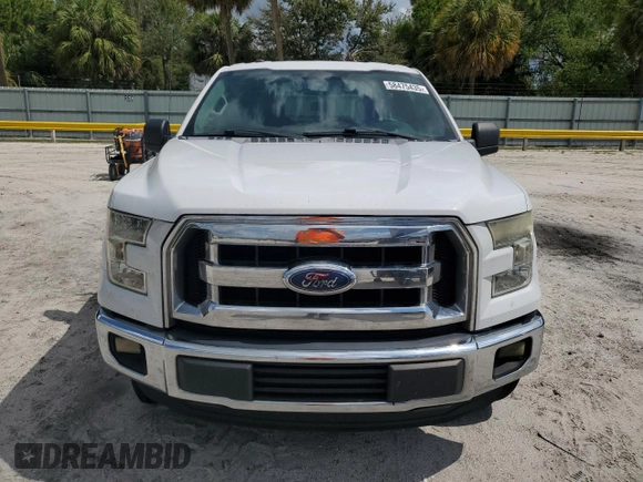 2016 Ford F-150 XL with VIN 1FTEW1CF8GKE97257, listed as a Copart auction lot 58475435 with 215,849 mi miles and Salvage title. Bid and sale history available at DreamBid. Image 5.