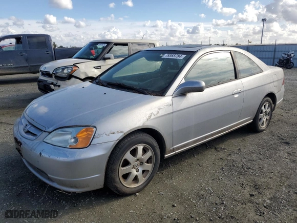 2003 Honda Civic EX with VIN 1HGEM21923L012318, listed as a Copart auction lot 79365784 with 0 mi miles and Clean Title. Bid and sale history available at carsss.com. Image 1.