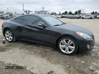2010 Hyundai Genesis Coupe Grand Touring with VIN KMHHU6KH8AU034125, listed as a Copart auction lot 56064075 with 100,466 mi miles and Salvage title. Bid and sale history available at DreamBid. Image 4.