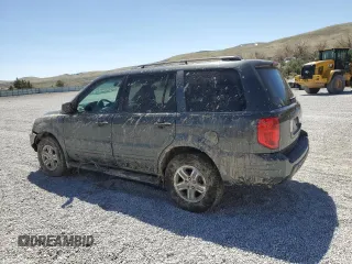 2005 Honda Pilot EX-L with VIN 2HKYF18665H521444, listed as a Copart auction lot 53664375 with 197,436 mi miles and Salvage Title. Bid and sale history available at DreamBid. Image 2.