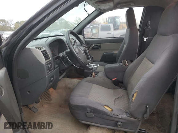 2005 GMC Canyon Work Truck with VIN 1GTCS146558153543, listed as a Copart auction lot 80711464 with 334,198 mi miles and Salvage Title. Bid and sale history available at carsss.com. Image 7.