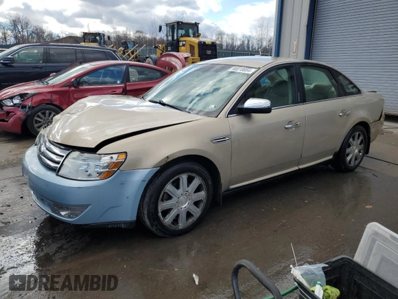 2008 Ford Taurus Limited with VIN 1FAHP25W88G104204, listed as a Copart auction lot 80018854 with 154,399 mi miles and Salvage Title. Bid and sale history available at carsss.com. Image 1.