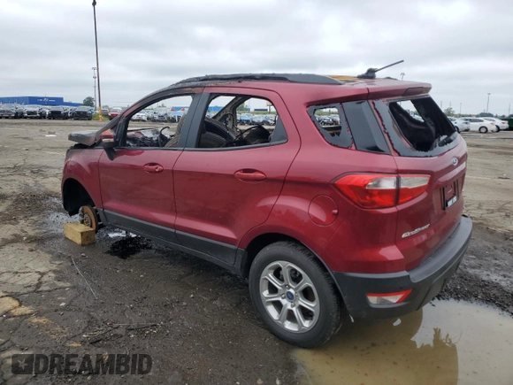 2020 Ford EcoSport SE with VIN MAJ3S2GE7LC340310, listed as a Copart auction lot 49985445 with Not Provided miles and Non Repairable. Bid and sale history available at DreamBid. Image 2.
