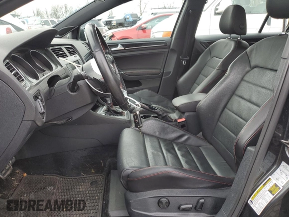 2017 Volkswagen Golf GTI S with VIN 3VW447AU5HM012375, listed as a Copart auction lot 48526375 with 53,277 mi miles and Salvage Title. Bid and sale history available at carsss.com. Image 7.