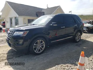2016 Ford Explorer Limited with VIN 1FM5K8F83GGC97869, listed as a Copart auction lot 52881545 with 124,424 mi miles and Salvage Title. Bid and sale history available at DreamBid. Image 1.