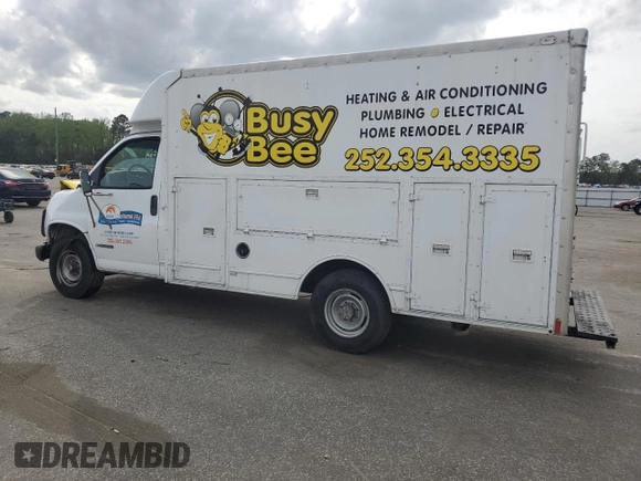 2001 Chevrolet Express Commercial E23 with VIN 1GBHG31R611147016, listed as a Copart auction lot 51247835 with Not Provided miles and Salvage Title. Bid and sale history available at carsss.com. Image 2.