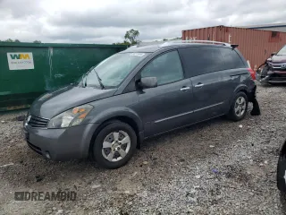 2007 Nissan Quest S with VIN 5N1BV28U17N115261, listed as a Copart auction lot 64215094 with 181,769 mi miles and Salvage Title. Bid and sale history available at carsss.com. Image 1.