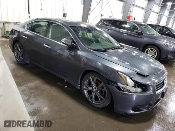 2013 Nissan Maxima SV z VIN 1N4AA5AP4DC809361, wystawiony jako Copart lot #60288584 z przebiegiem 98 589 mil mil oraz Nie do naprawy. Historia ofert i sprzedaży dostępna na DreamBid. Obrazek 4.