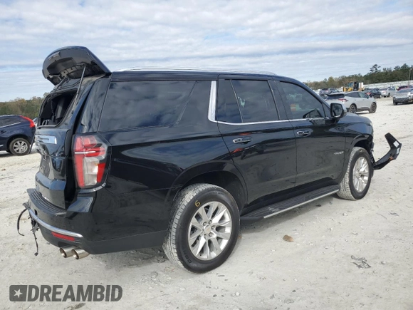 2023 Chevrolet Tahoe Premier z VIN 1GNSCSKD3PR543190, wystawiony jako Copart lot #80420224 z przebiegiem 9 999 mil mil oraz Szkoda całkowita • Salvage title. Historia ofert i sprzedaży dostępna na DreamBid. Obrazek 3.