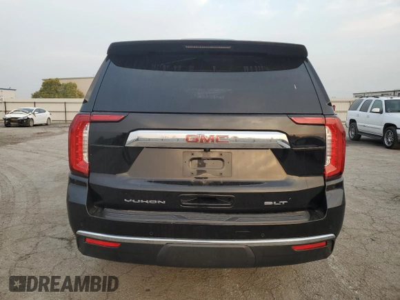 2023 GMC Yukon XL SLT with VIN 1GKS2GKT3PR253682, listed as a Copart auction lot 83268984 with 0 mi miles and Non Repairable. Bid and sale history available at carsss.com. Image 6.