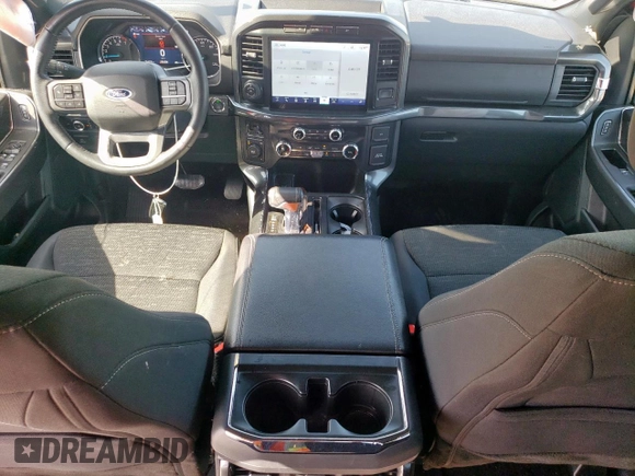 2022 Ford F-150 XL with VIN 1FTEW1EP9NKD83562, listed as a Copart auction lot 52872345 with 26,482 mi miles and Salvage title. Bid and sale history available at DreamBid. Image 8.