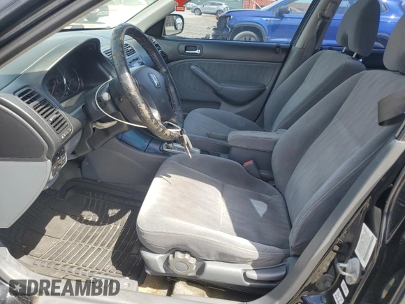 2004 Honda Civic EX with VIN 2HGES26774H632688, listed as a Copart auction lot 51146415 with 186,522 mi miles and Salvage Title. Bid and sale history available at DreamBid. Image 7.