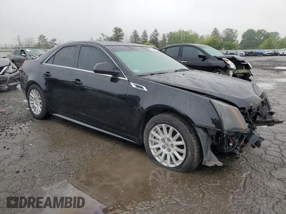 2012 Cadillac CTS Luxury with VIN 1G6DE5E5XC0106452, listed as a Copart auction lot 55658365 with 110,444 mi miles and Salvage Title. Bid and sale history available at DreamBid. Image 4.