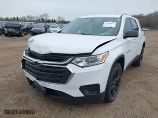 2018 Chevrolet Traverse LS with VIN 1GNERFKW0JJ222542, listed as a IAAI auction lot 41811876 with 104,512 mi miles. Bid and sale history available at carsss.com. Image 19.
