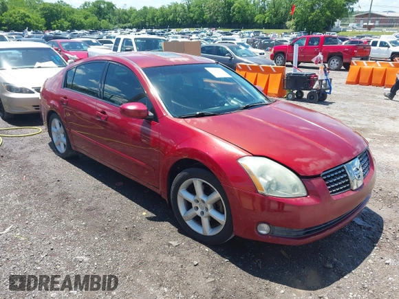 2004 Nissan Maxima SL with VIN 1N4BA41E04C838112, listed as a IAAI auction lot 42164374 with 185,306 mi miles and . Bid and sale history available at DreamBid. Image 1.