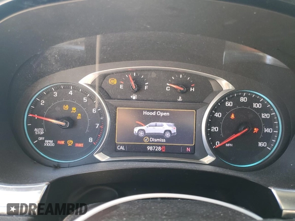 2022 Chevrolet Traverse LT Cloth с VIN 1GNERGKW8NJ135614, выставлен на аукционе Copart как лот 45677865 с пробегом 98 728 миль миль и На запчасти • Non repairable. История ставок и продаж доступна на DreamBid. Изображение 9.