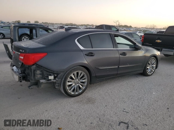 2016 Acura RLX Tech Pkg with VIN JH4KC1F52GC000193, listed as a Copart auction lot 77544644 with 182,894 mi miles and Salvage Title. Bid and sale history available at carsss.com. Image 3.