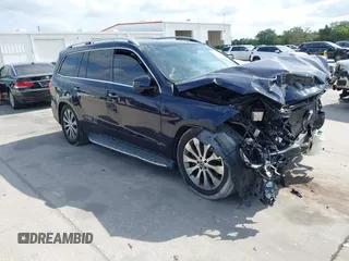 2019 Mercedes-Benz GLS 450 z VIN 4JGDF6EE7KB183097, wystawiony jako IAAI lot #42111696 z przebiegiem 93 572 mil mil oraz . Historia ofert i sprzedaży dostępna na DreamBid. Obrazek 1.