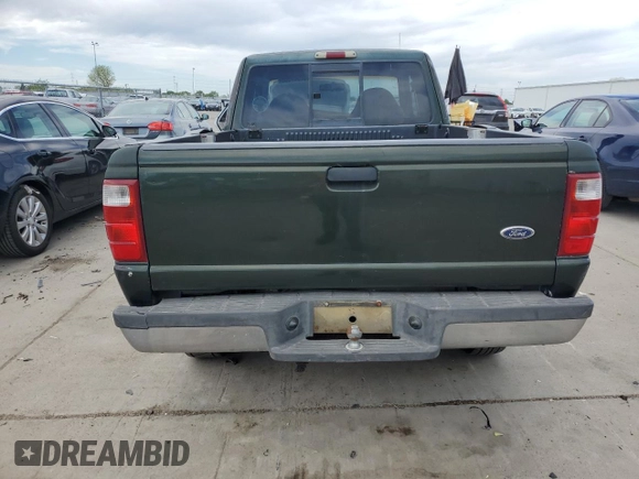 2001 Ford Ranger XLT Appearance with VIN 1FTYR14EX1PB55314, listed as a Copart auction lot 52887535 with 102,270 mi miles and Salvage Title. Bid and sale history available at DreamBid. Image 6.