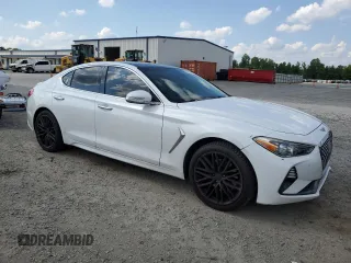 2019 Genesis G70 Advanced z VIN KMTG34LAXKU044313, wystawiony jako Copart lot #55917745 z przebiegiem 145 134 mil mil oraz Szkoda całkowita • Salvage title. Historia ofert i sprzedaży dostępna na DreamBid. Obrazek 4.