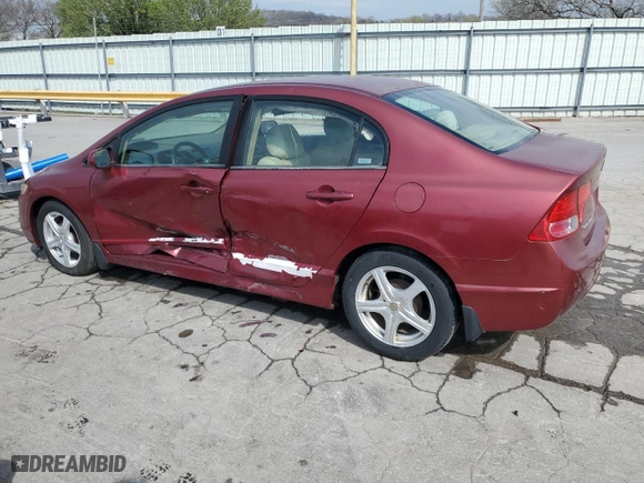 2006 Honda Civic Sdn LX with VIN 1HGFA16596L127600, listed as a Copart auction lot 51074525 with NaN miles and Salvage Title. Bid and sale history available at carsss.com. Image 2.