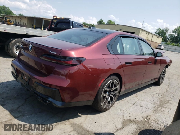 2023 BMW 7 Series 760i xDrive z VIN WBA33EJ0XPCM54259, wystawiony jako Copart lot #56311923 z przebiegiem Nie podano mil oraz . Historia ofert i sprzedaży dostępna na DreamBid. Obrazek 3.