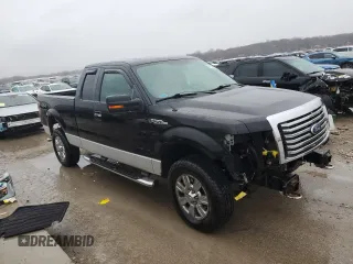 2010 Ford F-150 XL with VIN 1FTFX1EV8AFA56329, listed as a Copart auction lot 47362025 with 149,478 mi miles and Salvage Title. Bid and sale history available at DreamBid. Image 4.