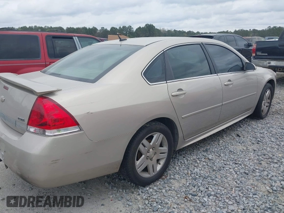 2011 Chevrolet Impala LT Retail with VIN 2G1WB5EK6B1120865, listed as a IAAI auction lot 41766582 with 214,546 mi miles and . Bid and sale history available at DreamBid. Image 4.