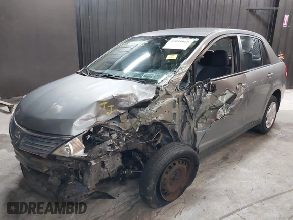 2009 Nissan Versa 1.8 S with VIN 3N1BC11EX9L396439, listed as a IAAI auction lot 42049665 with 49,617 mi miles. Bid and sale history available at carsss.com. Image 6.