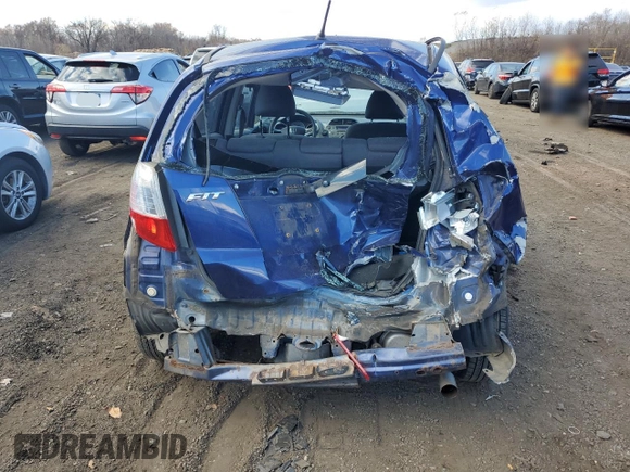 2013 Honda Fit with VIN JHMGE8H38DC028399, listed as a Copart auction lot 79490504 with 117,584 mi miles and Salvage Title. Bid and sale history available at carsss.com. Image 6.