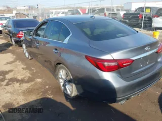 2019 Infiniti Q50 3.0t LUXE with VIN JN1EV7AP7KM513059, listed as a IAAI auction lot 41737122 with 77,337 mi miles. Bid and sale history available at carsss.com. Image 3.