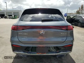 2023 Mercedes-Benz EQS with VIN 4JGDM4EB9PA020562, listed as a Copart auction lot 61398344 with 0 mi miles and Salvage Title. Bid and sale history available at carsss.com. Image 6.