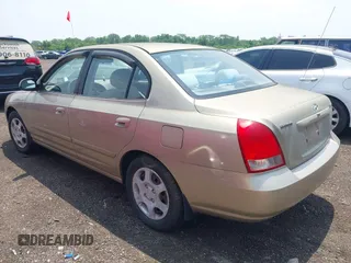 2003 Hyundai Elantra GLS with VIN KMHDN45D33U494045, listed as a IAAI auction lot 42493038 with 42,179 mi miles and . Bid and sale history available at DreamBid. Image 3.