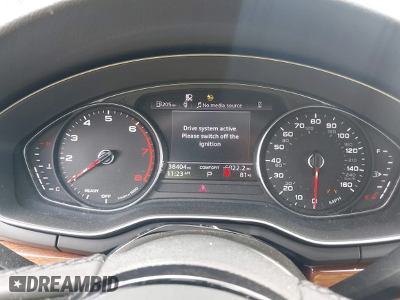 2022 Audi A4 Premium z VIN WAUABAF45NA011914, wystawiony jako IAAI lot #42210116 z przebiegiem 38 404 mil mil oraz . Historia ofert i sprzedaży dostępna na DreamBid. Obrazek 7.