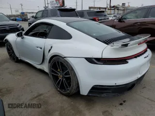 2021 Porsche 911 Turbo S with VIN WP0AD2A92MS257561, listed as a Copart auction lot 64519795 with 12,357 mi miles and Salvage title. Bid and sale history available at DreamBid. Image 2.