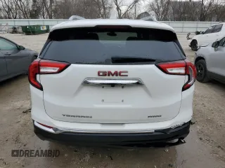 2023 GMC Terrain SLT with VIN 3GKALVEG9PL234444, listed as a Copart auction lot 51701135 with 27,744 mi miles and Salvage Title. Bid and sale history available at carsss.com. Image 6.
